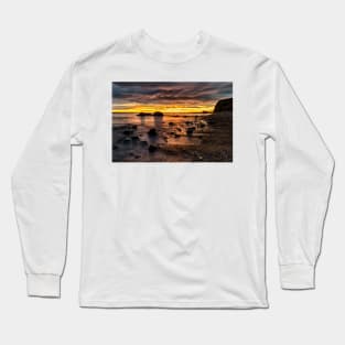 Sunrise At Seaham's Chemical Beach Long Sleeve T-Shirt